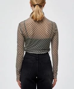Minus HARLYN T Shirt à Manches Longues Chequered Femme -SOLDES D'ÉTÉ - Minus Fashion 7cf5de2360d240428bda3a8840da8f18