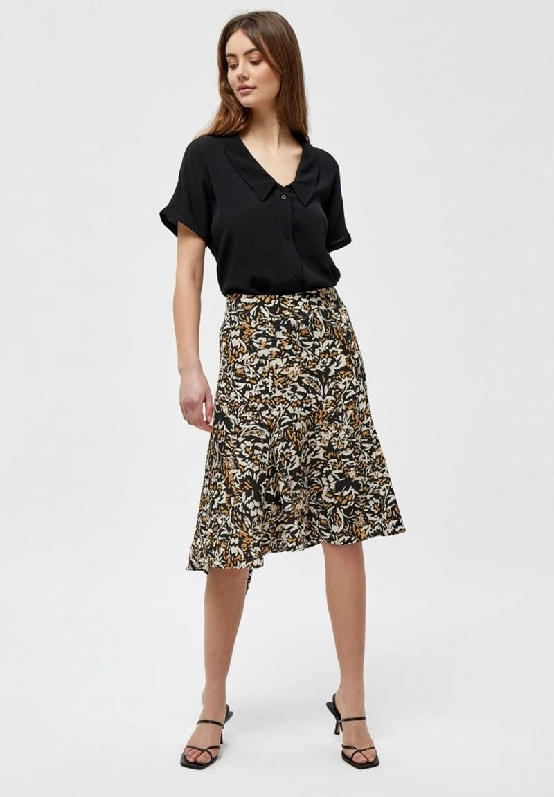 Minus HENNIE Jupe Trapèze Corn Butter Flower Print Femme 4 Minus HENNIE Jupe Trapèze Corn Butter Flower Print Femme – Image 2