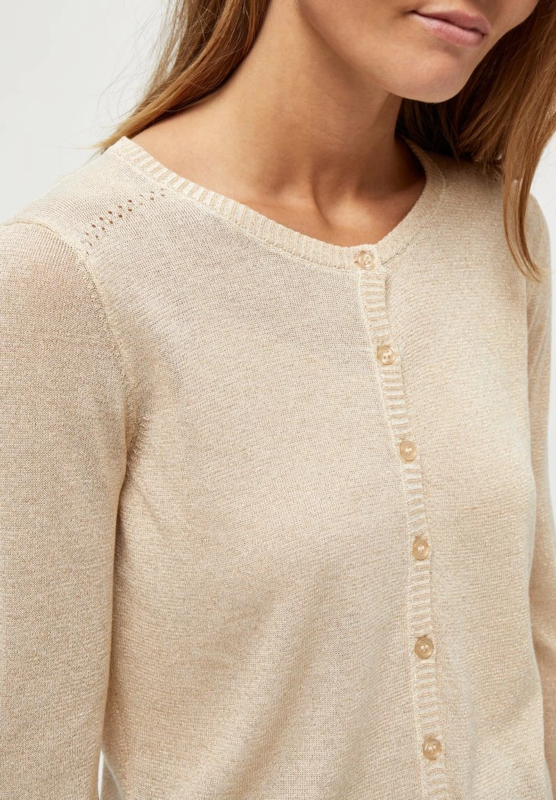 Minus Femme NEW LAURA Gilet Medal Gold Melange/lurex 6 Minus Femme NEW LAURA Gilet Medal Gold Melange/lurex – Image 4