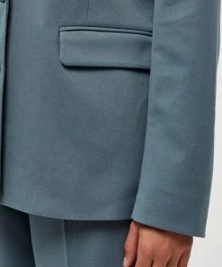 Minus AMBER BLAZER Blazer Blue Zen Femme -SOLDES D'ÉTÉ - Minus Fashion 7d6f2557c1f346179061240ccc25ec3b