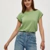 Minus LETI T Shirt Basique Pistachio Femme 2 Minus LETI T Shirt Basique Pistachio Femme -SOLDES D'ÉTÉ - Minus Fashion 7d70abf3b3c74ea2adbcb94d2390e87f
