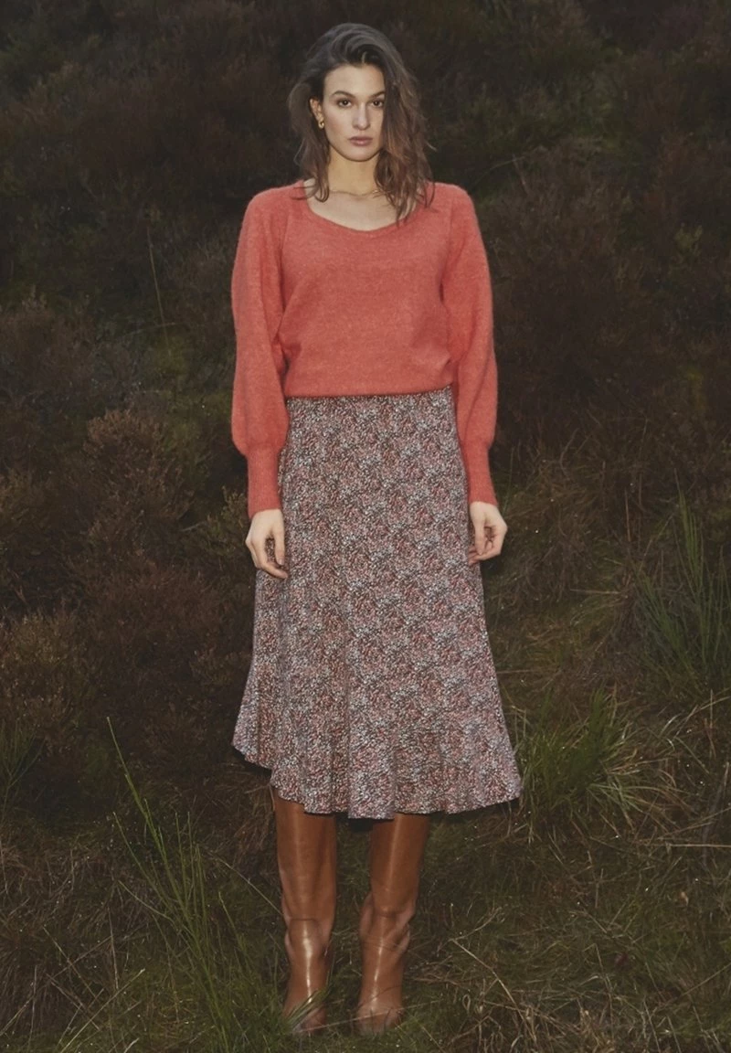 Minus Femme ANINA Jupe Trapèze Red 7 Minus Femme ANINA Jupe Trapèze Red – Image 5