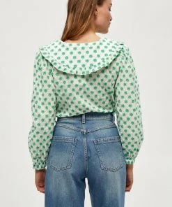 Minus Femme Blouse Green Embroidery 10 Minus Femme Blouse Green Embroidery -SOLDES D'ÉTÉ - Minus Fashion 7fa96639a826472598d917273844bd52