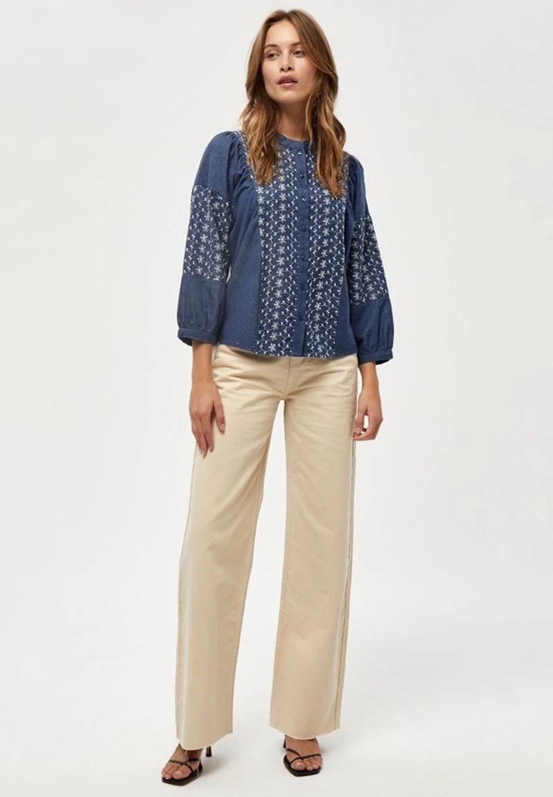 Minus Femme Chemisier Denim 4 Minus Femme Chemisier Denim – Image 2