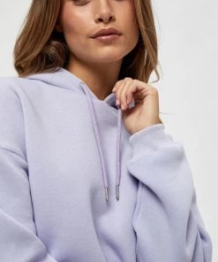 Minus SALLY Sweat à Capuche Cosmic Lavender Femme -SOLDES D'ÉTÉ - Minus Fashion 824fad4ec3ba4fde83d22d8d197bfd31