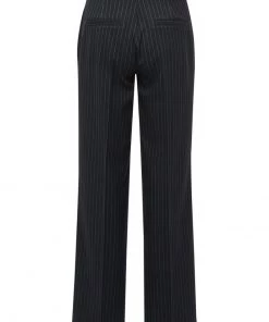 Minus EMBRY Pantalon Classique Black Pinstriped Femme 17 Minus EMBRY Pantalon Classique Black Pinstriped Femme -SOLDES D'ÉTÉ - Minus Fashion 826439a41b604239b43d10a3238d7e27