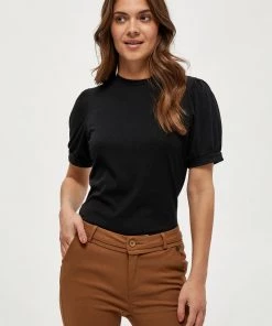 Minus Femme JOHANNA T Shirt Basique Black