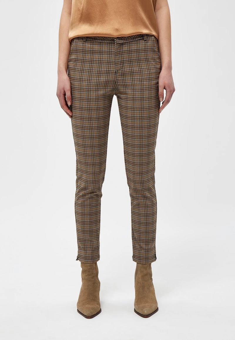 Minus Femme Chino Misty Blue Checked 3 Minus Femme Chino Misty Blue Checked