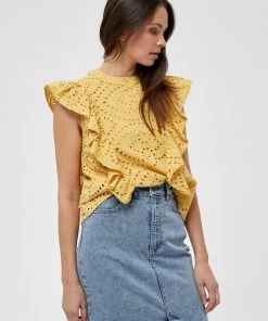 Minus VILMA Blouse Cornbutter Femme