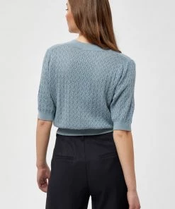 Minus Femme AISA Gilet Misty Blue -SOLDES D'ÉTÉ - Minus Fashion 8700398dd8094b9e81d03d3e6d4f852e