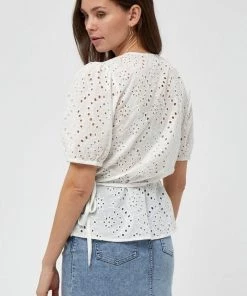 Minus Femme IDALIA Blouse Cloud Dancer -SOLDES D'ÉTÉ - Minus Fashion 8732c5d0174249e38fbe514db4a5b9ce