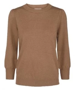 Minus MERSIN Pullover Almond Melange Femme -SOLDES D'ÉTÉ - Minus Fashion 873dc6a2922e455487522c1aa190ab59