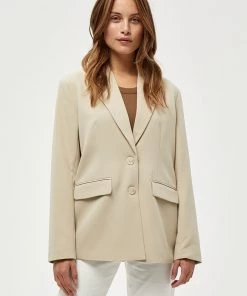 Minus LATIA Blazer Feather Gray Femme