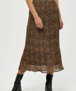 Minus GIA LONG Jupe Trapèze Brown Femme