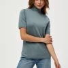 Minus Femme LIMA T Shirt Basique Blue Zen Melange -SOLDES D'ÉTÉ - Minus Fashion 8921260295f8429bb8eb787bcec8dd7f