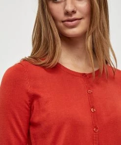 Minus Femme NEW LAURA Gilet Lipstick Red -SOLDES D'ÉTÉ - Minus Fashion 89ebf7af73d54f158159ad6ce74349c6