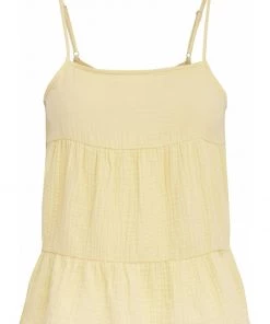 Minus Femme MAVINA Débardeur Light Yellow -SOLDES D'ÉTÉ - Minus Fashion 8ad7bdd11c4843bebb34d9280c3e8359