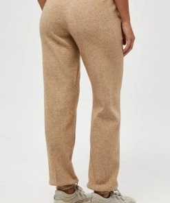 Minus LUPI Pantalon De Survêtement Light Leather Brown Melange Femme -SOLDES D'ÉTÉ - Minus Fashion 8aed82e58b3d4b138e190a624f0b71e0