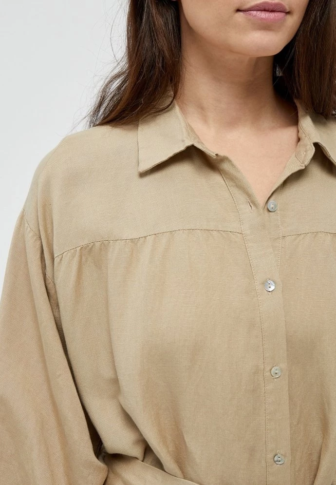 Minus Robe Chemise Sand Femme 6 Minus Robe Chemise Sand Femme – Image 4