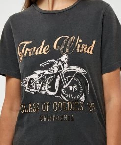 Minus KAYLEE TEE T Shirt Imprimé Black Femme -SOLDES D'ÉTÉ - Minus Fashion 8c2e1f0911ed4b6eb1011b89aca558c5