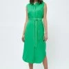 Minus MARLY Robe Chemise Apple Green Femme -SOLDES D'ÉTÉ - Minus Fashion 8c976e0b60314b0f9a5a6fc6ede96145