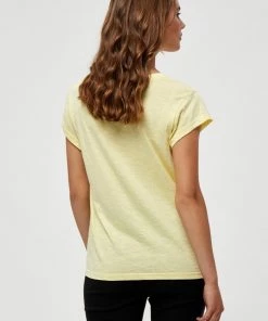 Minus Femme LETI T Shirt Basique Lemon Merengue -SOLDES D'ÉTÉ - Minus Fashion 8ce412f980634edb9b0ab09a38bc6d62