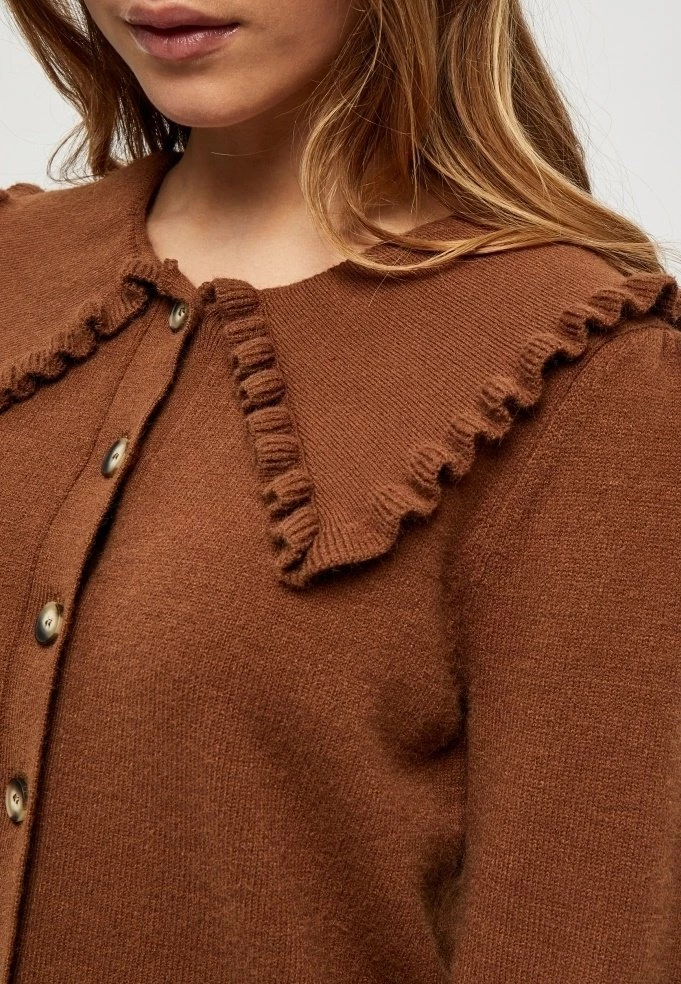 Minus Femme ELISA Gilet Rustic Brown Melange 6 Minus Femme ELISA Gilet Rustic Brown Melange – Image 4