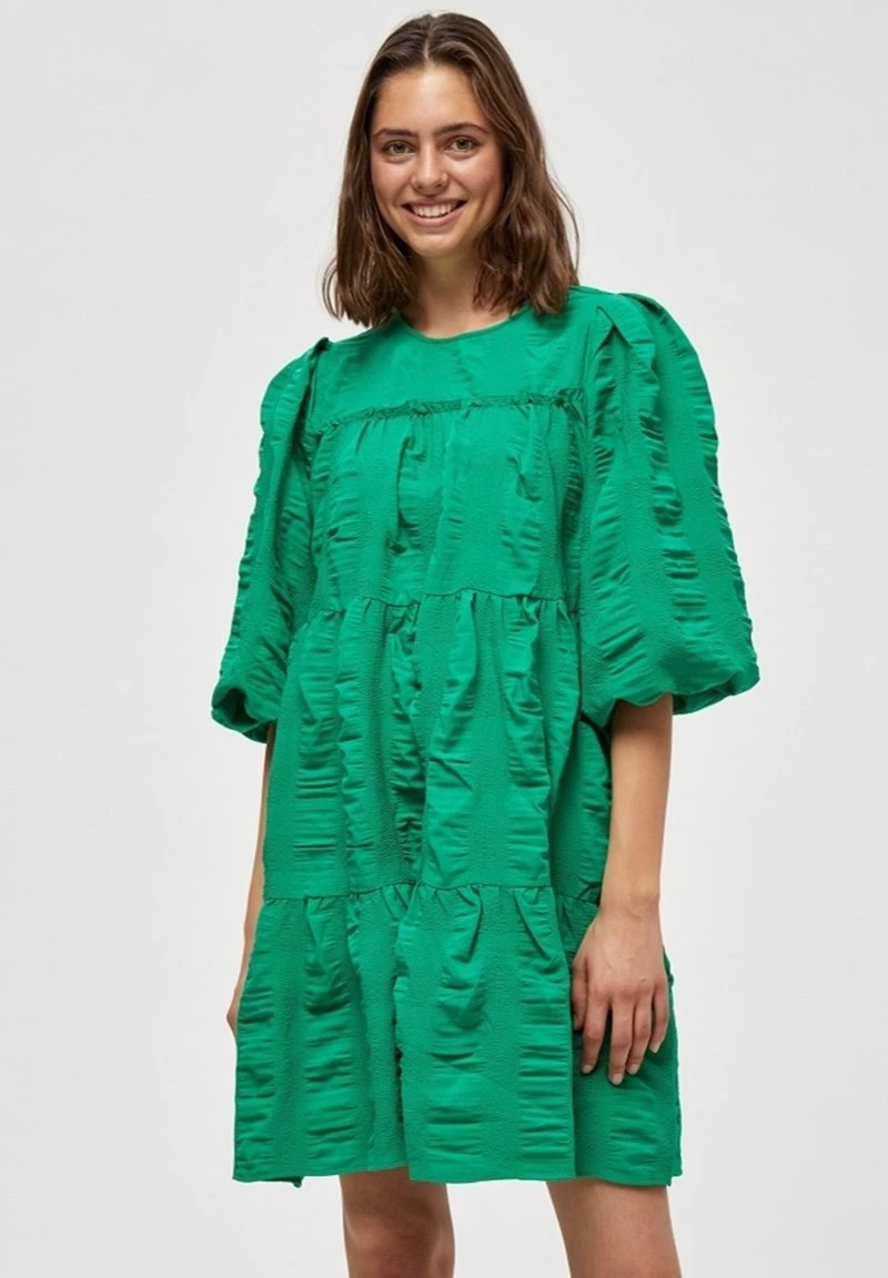 Minus LELIA Robe De Jour Ivy Green Femme 3 Minus LELIA Robe De Jour Ivy Green Femme