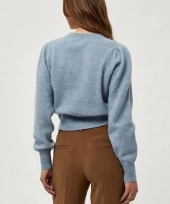 Minus DITA Gilet Forever Blue Melange Femme -SOLDES D'ÉTÉ - Minus Fashion 8dbe31e33d3846fa96030c8fec88679b