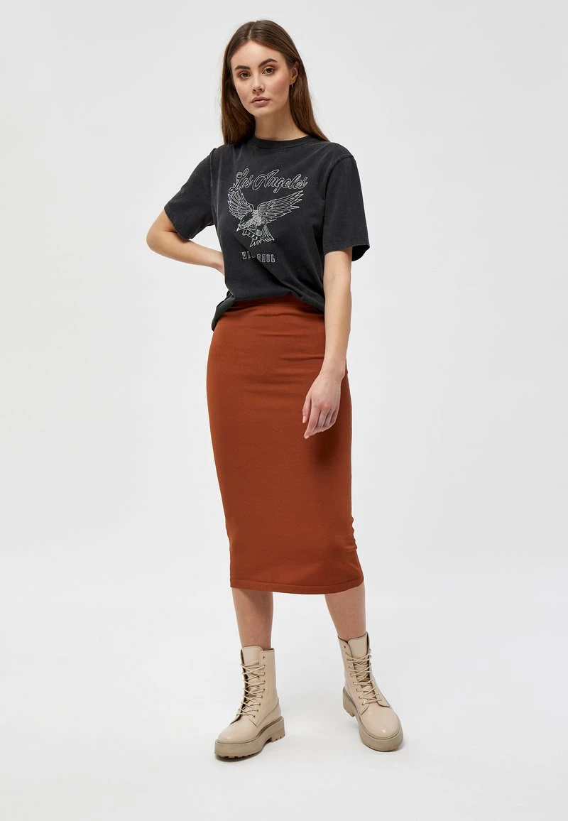 Minus Femme BEXA Jupe Crayon Burned Hazel 4 Minus Femme BEXA Jupe Crayon Burned Hazel – Image 2