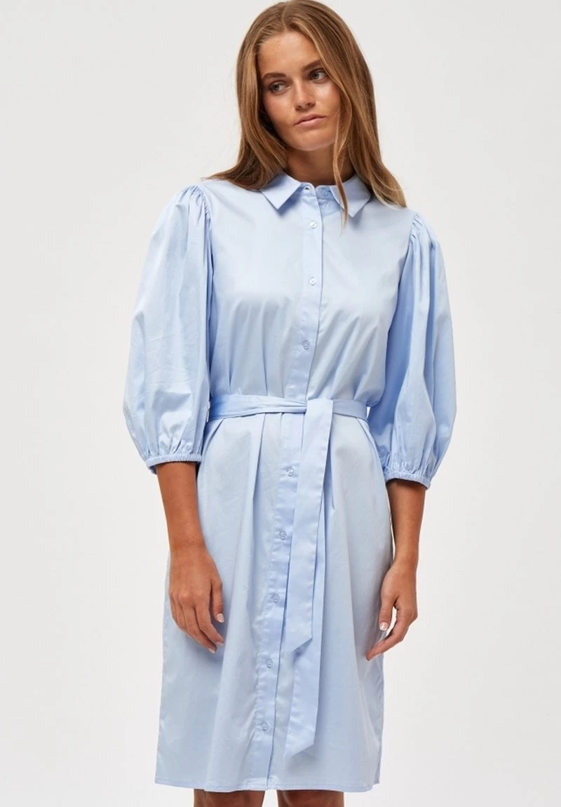 Minus ASIA Robe Chemise Light Blue Femme 3 Minus ASIA Robe Chemise Light Blue Femme