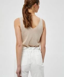 Minus Débardeur Medal Gold Melange/lurex Femme -SOLDES D'ÉTÉ - Minus Fashion 9179e633d30041e199d60018b5457dc5