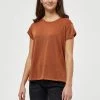 Minus Femme CARLINA T Shirt Basique Burned Hazel Lurex 1 Minus Femme CARLINA T Shirt Basique Burned Hazel Lurex -SOLDES D'ÉTÉ - Minus Fashion 91b59157dd5840a1b0ec41ffe71c49ab