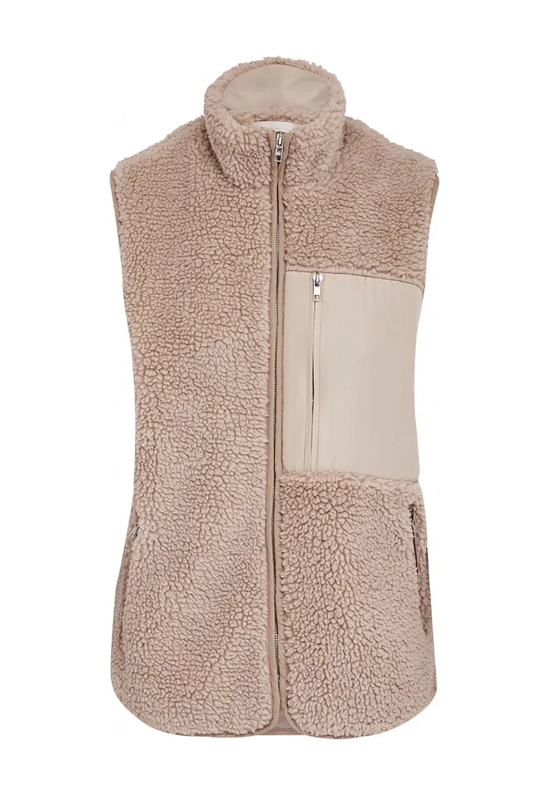 Minus Femme MAGGIE Veste Sans Manches Sand 7 Minus Femme MAGGIE Veste Sans Manches Sand – Image 5