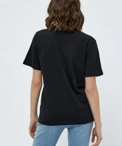 Minus LETI V NECK TEE T Shirt Basique Black Femme -SOLDES D'ÉTÉ - Minus Fashion 91f507b009674cb78d89704bc3b206d6