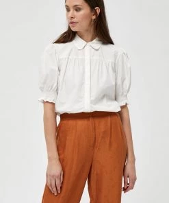 Minus ALETTE Chemisier Cloud Dancer Femme