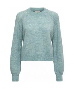 Minus Pullover Blue Femme -SOLDES D'ÉTÉ - Minus Fashion 956c59f6b1b94eb89f48b88da228113c