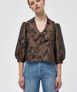 Minus Femme Chemisier Brown