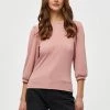 Minus JOHANNA 3/4 SLEEVE Pullover Old Rose Femme