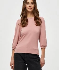 Minus JOHANNA 3/4 SLEEVE Pullover Old Rose Femme