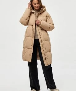 Minus Femme ALEXANDRA LONG Veste D'hiver Sand