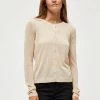 Minus Femme NEW LAURA Gilet Medal Gold Melange/lurex -SOLDES D'ÉTÉ - Minus Fashion 97152e2c38314e0cba7111f5e1181827
