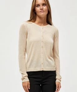 Minus Femme NEW LAURA Gilet Medal Gold Melange/lurex