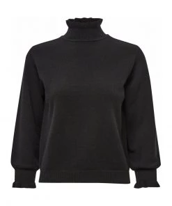 Minus CECELINE Pullover Black Femme -SOLDES D'ÉTÉ - Minus Fashion 977077aa505445c1bcca15b2b4f51518