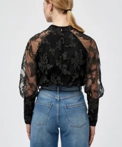 Minus KANYA Blouse Black Femme -SOLDES D'ÉTÉ - Minus Fashion 98290c584f3741e99e7ab6b73d531619