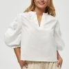 Minus SAVIA SOLID Blouse Cloud Dancer Femme