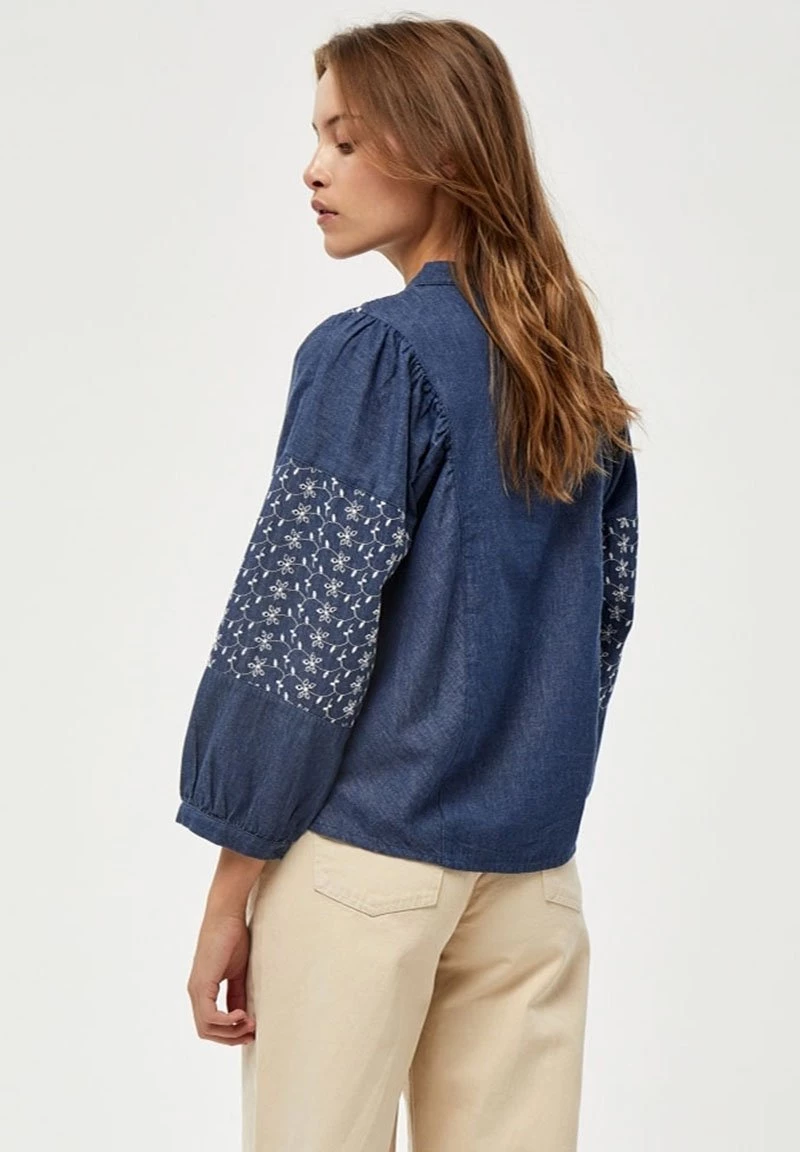 Minus Femme Chemisier Denim 5 Minus Femme Chemisier Denim – Image 3