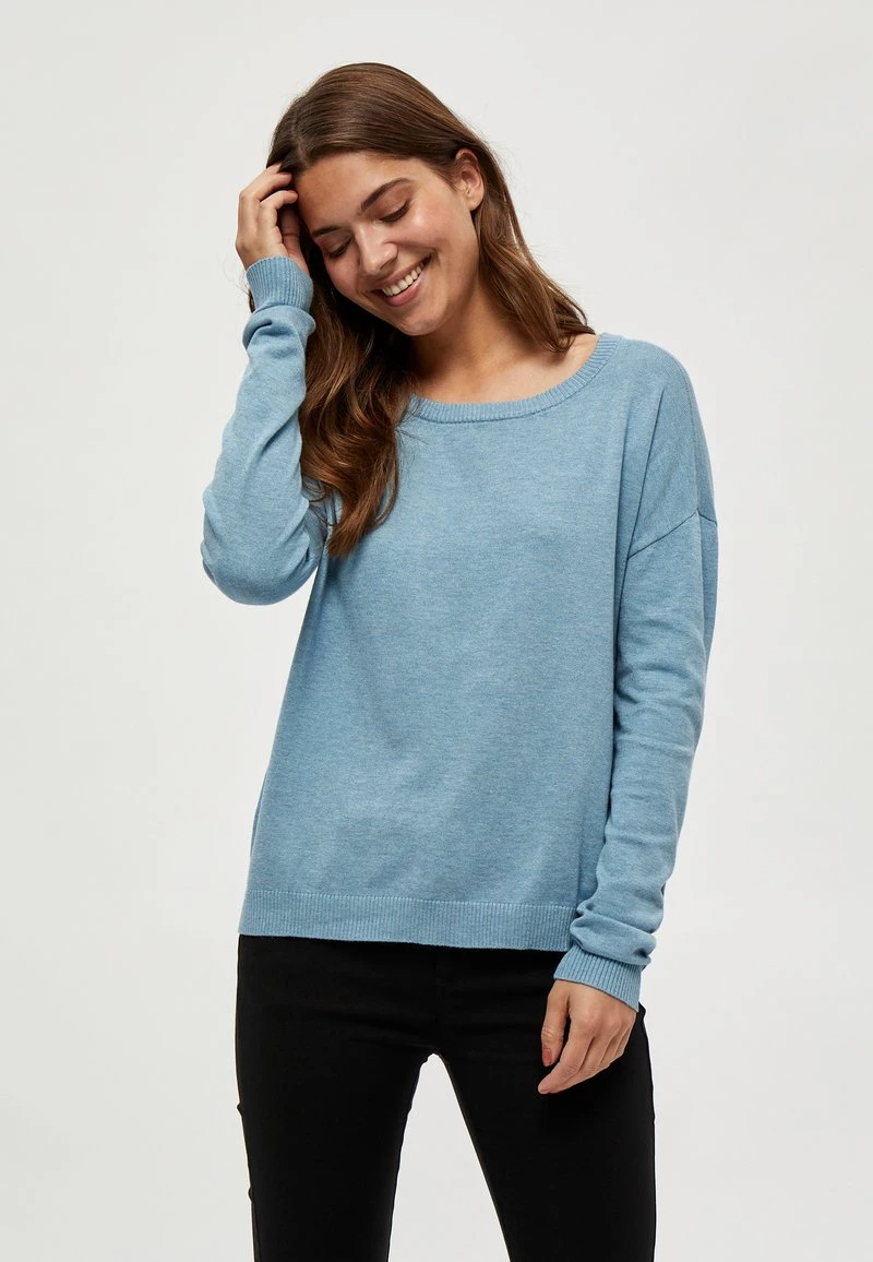 Minus ELNE Pullover Bounty Blue Melange Femme 3 Minus ELNE Pullover Bounty Blue Melange Femme
