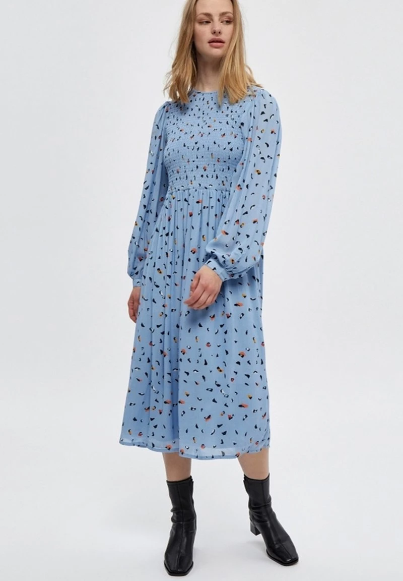 Minus Femme LIVINA Robe De Jour Forever Blue Shape Print 3 Minus Femme LIVINA Robe De Jour Forever Blue Shape Print