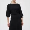 Minus Robe Pull Black Femme